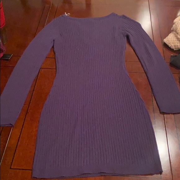 Plum sweater dress - Picture 4 of 5